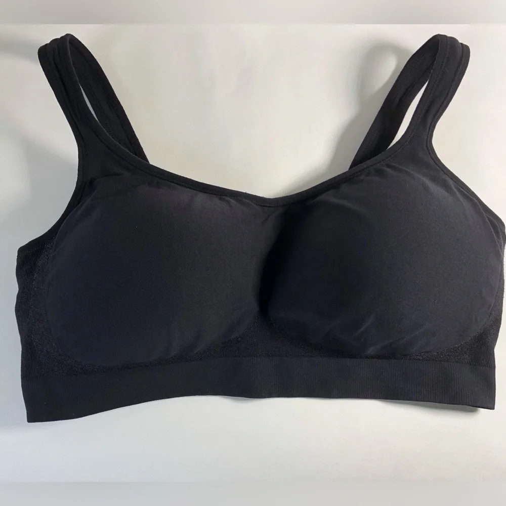 Black Padded Comfort Bra - Picture 1 of 7